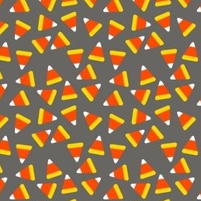 Candy Corn on gray