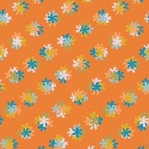 Floral Arrangement (4") - orange (ST2021FA)