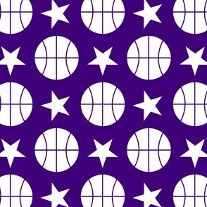 Basketball Stars - Purple Small