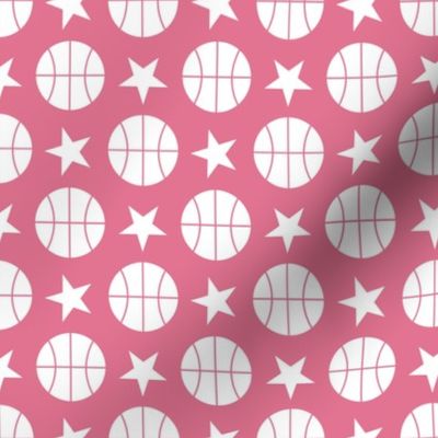 Basketball Stars - Pink Small