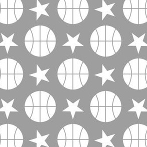 Basketball Stars - Gray Small