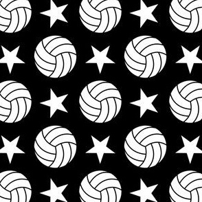 Volleyball Stars - Black Small