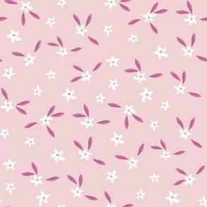 Garden Party Picnic daisy cotton candy pink by Jac Slade