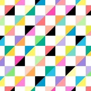 Rainbow Storm Checkerboard - Small