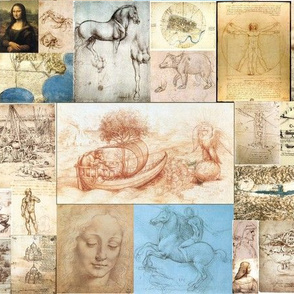 Leonardo Da Vinci Mosaic