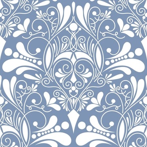 Neutral Ornamental Wallpaper