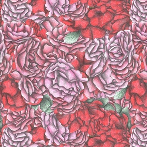 Cushions of Roses (Medium Scale)