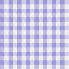 Garden Party Picnic Gingham check lilac blue by Jac Slade