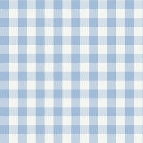 Garden Party Picnic Gingham Sky Blue by Jac Slade