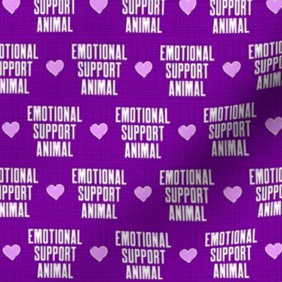  Emotional Support Animal Royal Purple