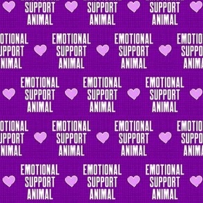  Emotional Support Animal Royal Purple