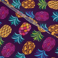 Rainbow Pineapples - Purple Medium