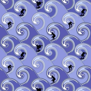 Waves unlimited periwinkle 12x8.57