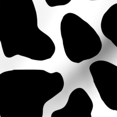 Classic Black and White Cow, Large