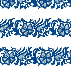 Turquoise Pollera Fabric, Wallpaper and Home Decor | Spoonflower