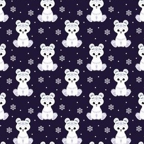 Scandinavian Polar Bears & Snowflakes