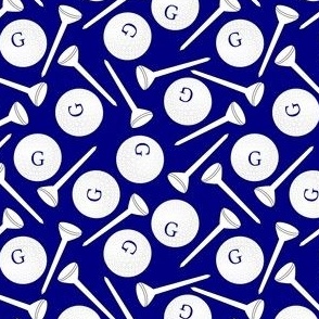 g is for golf navy