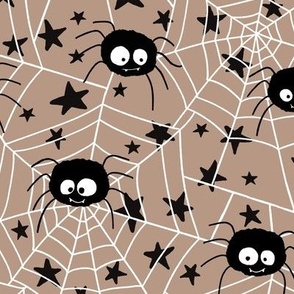 cute hand-drawn spider halloween nougat