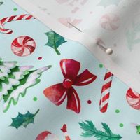 Medium Scale Christmas Jollies Santa Candy Canes Holiday Treats