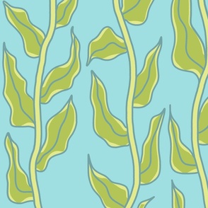 Seaweed Tortuga Grow Soft Border on Reflection