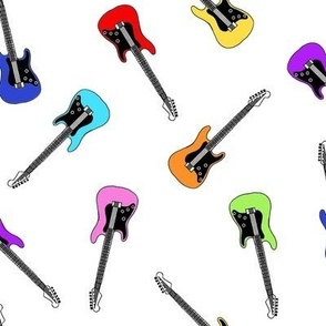 Electric guitars - multi colour