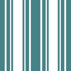 Stripes - Turquoise - 24x24