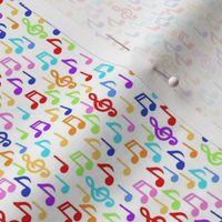 Musical notes - multi colour