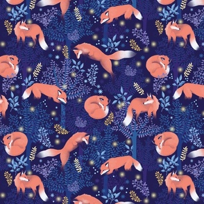 foxes and fireflies navy