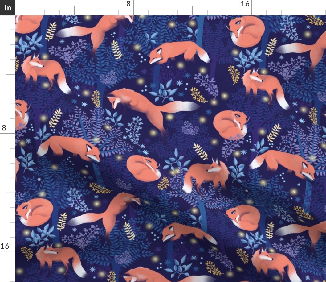 foxes and fireflies navy