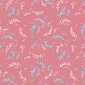 Whimsical Leaves-Pink