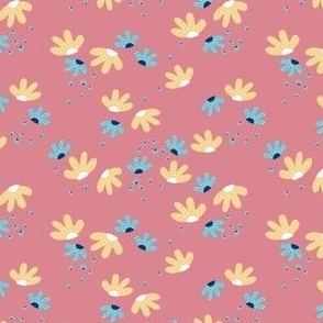 Whimsical Floral-Pink Small Scale