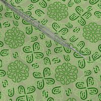 Small Green Celtic Knots