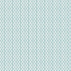 Woven Strands White on Teal 150L
