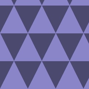 lavender and purple triangles