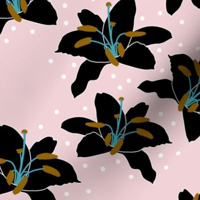 Joyful Lilies! #2 (bronze) - cotton candy, medium