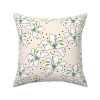 Joyful Lilies! (peridot) - blush cream, medium