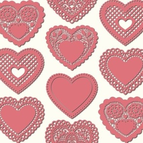 Heart Doilies