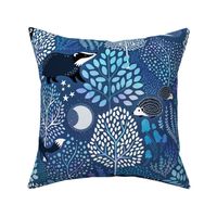 Nocturnal woodland blue