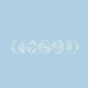 New Moon Stripes - Baby blue