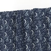 Luna Floral in Navy Night - Small