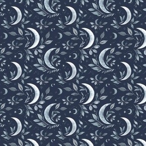 Luna Floral in Navy Night - Small
