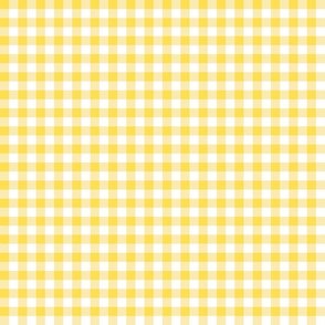 Summer Plaid Yellow (Small scale) Plaid Yellow  & Grey  Collection