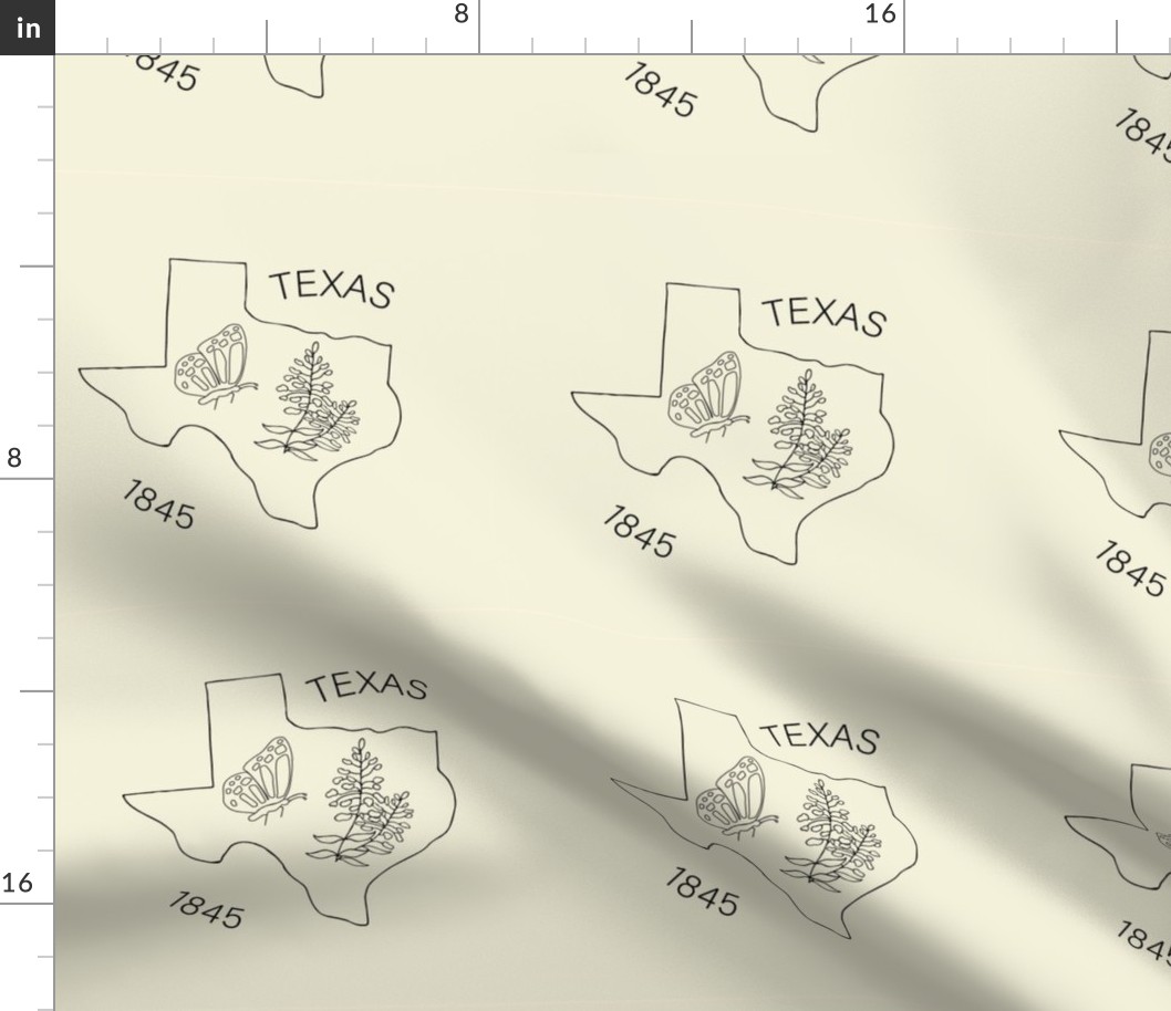 Texas Preprinted Embroidery Pattern