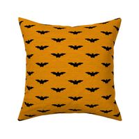 Halloween Bats on Orange, Halloween Fabric