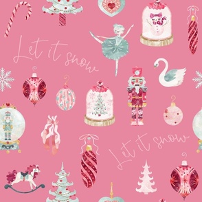 let it snow swan lake pink