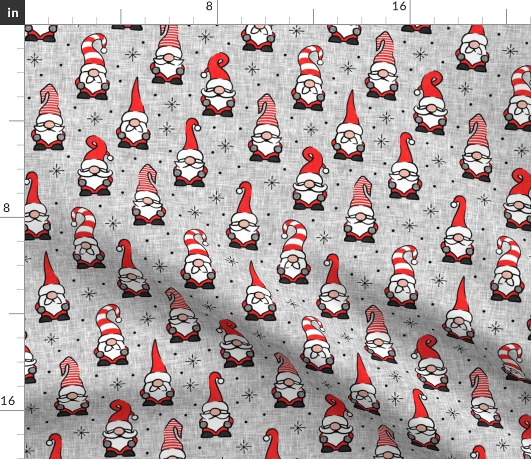 (jumbo scale) Christmas Gnomes - grey - C21