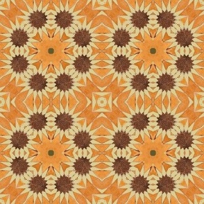  Orange and Brown Moroccan Pattern