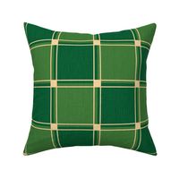 Christmas Retro Green Gingham - Christmas check, buffalo check, christmas plaid