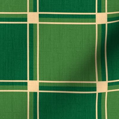 Christmas Retro Green Gingham - Christmas check, buffalo check, christmas plaid