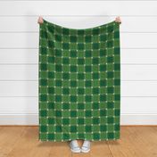 Christmas Retro Green Gingham - Christmas check, buffalo check, christmas plaid